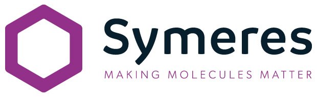 Symeres logo CMYK + pay-off